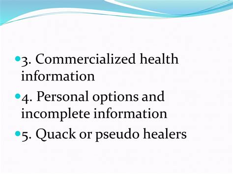 Components Of Consumer Health Pptx