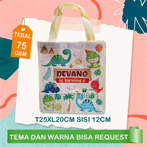 Jual Tas Ultah Murahgoodie Bag Murahtas Ulang Tahun Dino Cute