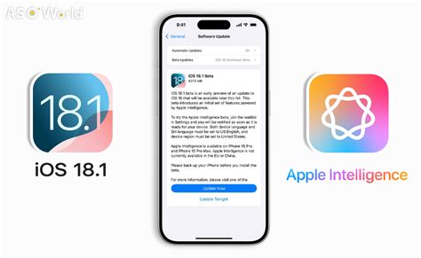 Ios 181 베타 1의 새로운 기능 Apple Intelligence 첫 공개 Aso World