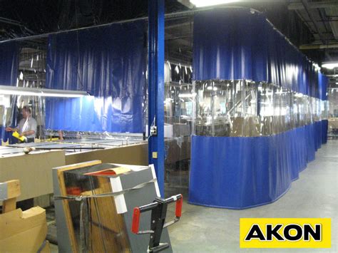 Industrial Curtains – Photo Gallery – Akon – Curtain and Dividers