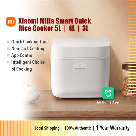 Xiaomi Mijia Smart Quick Rice Cooker L App Smart Linkage L L