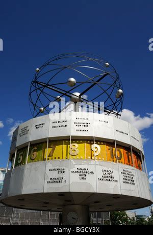 Berlin Alexanderplatz Weltzeituhr Universal Clock World Time Zone