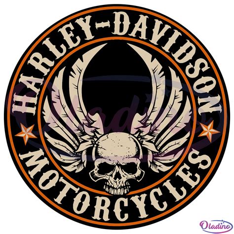 Harley Davidson Skull Svg Digital File, Harley Davidson Svg - Oladino