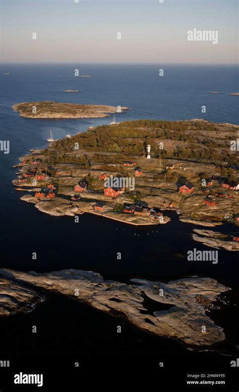 Aerial view of rocky coast Stock Photo - Alamy