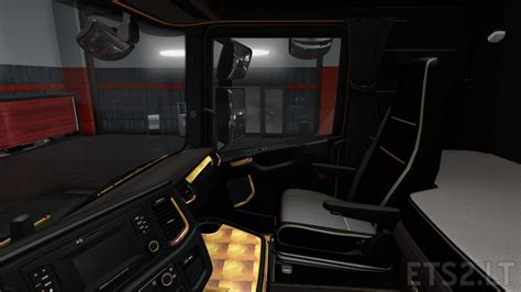 Scania S R Gold Black Interior Ets Mods