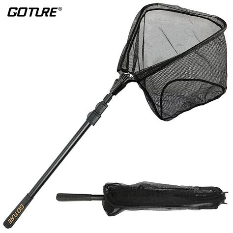 Goture Aluminum Folding Fishing Net Landing Net With Extending