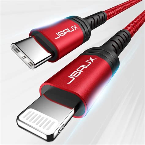 Cabo Carregador Usb C Para Lightning De M Jsaux Certificado Apple