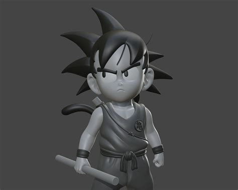 Goku By Dragon Ball Z 3d Model 3d Printable Cgtrader