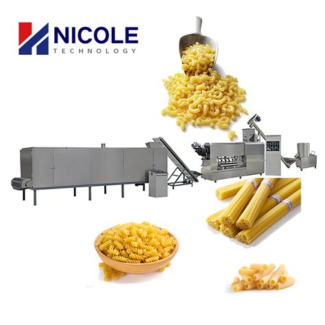 Ce Fully Automatic Short Cut Pasta Macaroni Food Production Lines Spaghetti Long Cut Extruder