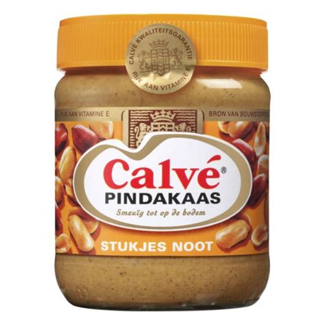 Calve Pindakaas Met Stukjes Noot I Online Bestellen I Hollandshop