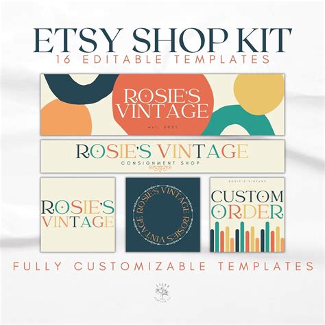 Etsy Shop Kit Etsy Shop Banner Etsy Shop Banner Set Etsy Etsy