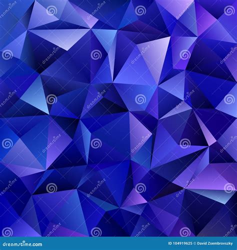 Abstract Geometrical Triangle Mosaic Background Vector Graphic Design