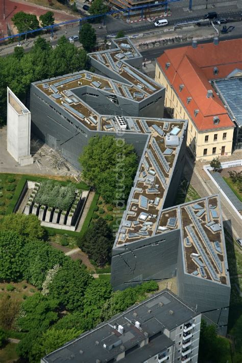 Berlin von oben Museums Gebäude Ensemble Jüdisches Museum an der