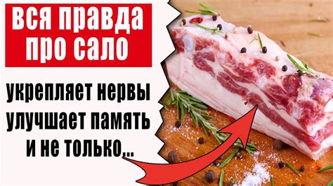 Польза Сала - для всего организма! Смотри и запоминай! - YouTube