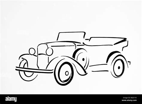 Old Car Drawings Easy