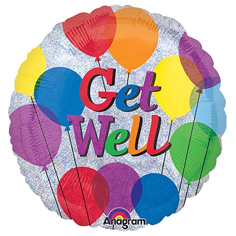 18 Inch Anagram Get Well Balloons Foil Balloon 22007