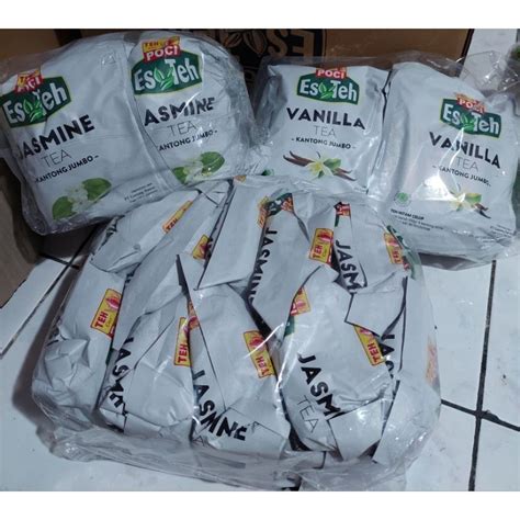 Jual Teh Poci Kantong Jumbo Rasa Vanilla Jasmine Shopee Indonesia