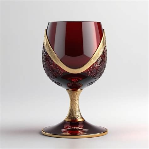 glass   red  gold base   red  black base premium ai