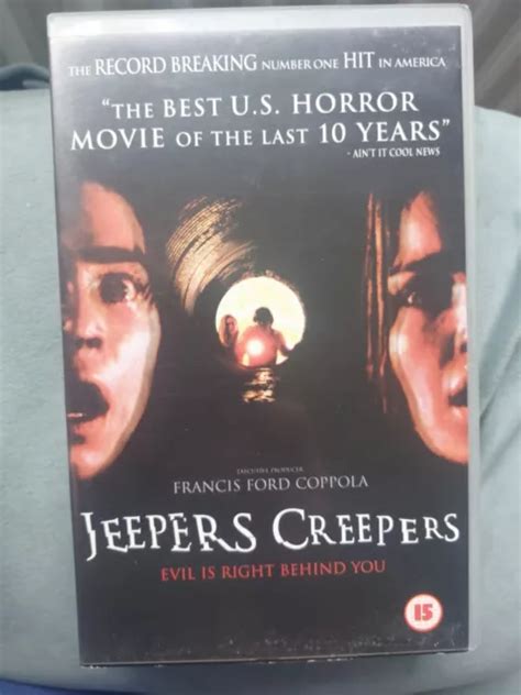 Jeepers Creepers Vhs Video Tape 15 Biglarge Box Ex Rental Blockbusters Labels £399 Picclick Uk