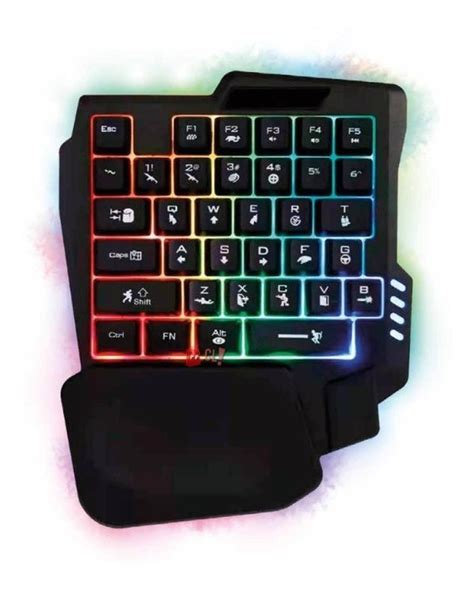 Ripley Teclado Gamer De Una Mano Teclas Retroiluminado Ps