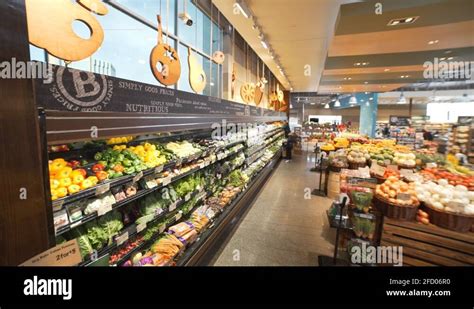 Grocery Store Produce Section Aisle Stock Videos Footage HD And 4K