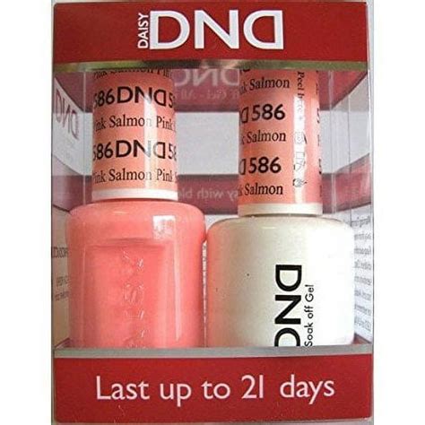 Dnd Nail Polish Gel And Matching Lacquer Set 587 Peach Cream