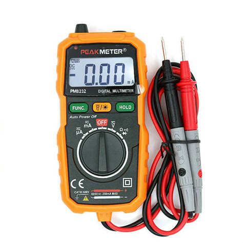 Pm Pm Peakmeter Digital Multimeter Auto Ranging Ncv Light