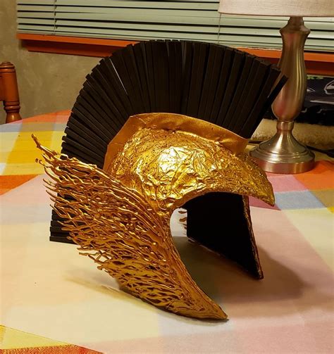 I Made An Athena Helmet For A Library Program Athena Bricolage Diy