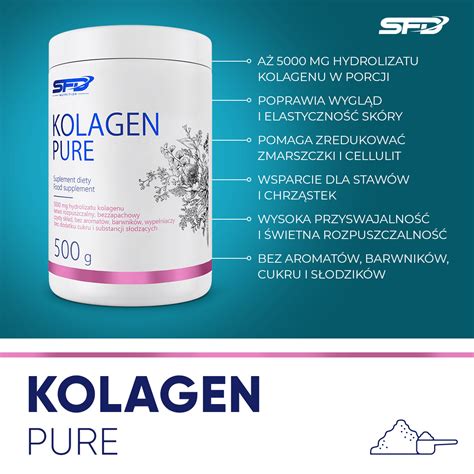 Kolagen Pure 500g SFD NUTRITION 49 zł Opinie Sklep SFD