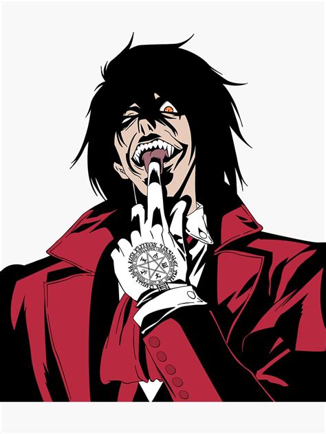 Alucard Hellsing Ultimate Sticker For Sale By Fanartz Designs