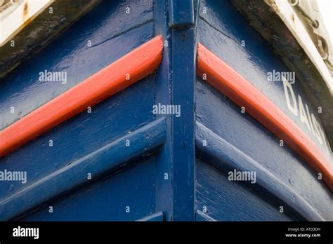 Traditional Wooden Coble Fishing Boat Stock Photos Traditional Wooden