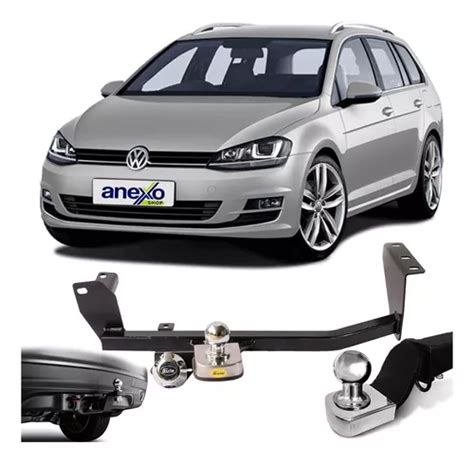 Engate Vw Golf 2014 A 2017 Tração 700kg Reboque Kit Completo