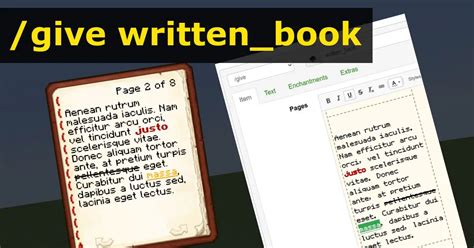 Minecraft Written Books Generator Gamer Geeks