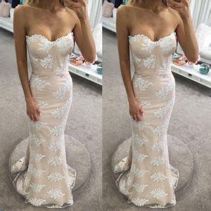 Elle Zeitoune Dresses Nwt Elle Zeitoune Angelique Nude Lace Gown Womans Poshmark