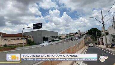 TEM Notícias 1ª Edição Bauru Marília Viaduto sobre a Rondon é