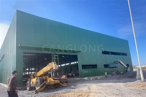Three Story Steel Factory Building In Morocco Sandwich Panel Manufacturer