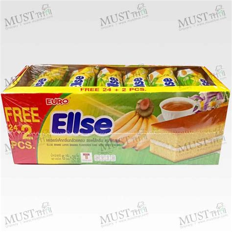 Euro Ellse Layer Cake Banana Flavored Thai Grocery Online