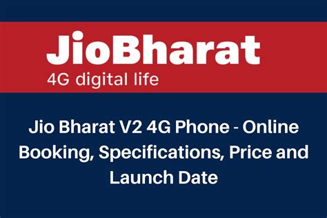 Jio Bharat V2 4G Phone Online Shopping Buy Online Now At Just Rs 999