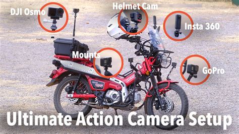 Best Action Camera Setup For Moto Vlogging In Youtube