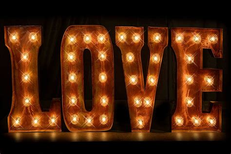 Love Marquee Package Marquee Light Carnival Letter Wedding Etsy