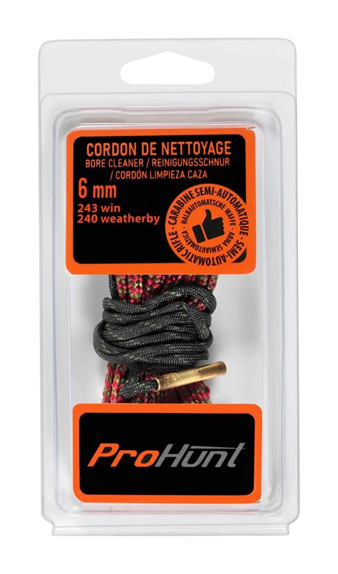 Cordon De Nettoyage ProHunt Carabine Cal 6 Mm Accessoires De