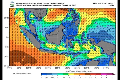 Waspadai Gelombang Tinggi Hingga Empat Meter Di Beberapa Perairan