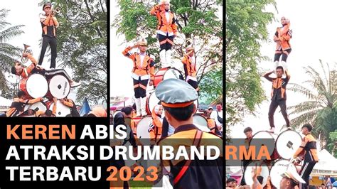 Aksi Aksi Atraksi Drumband Atau Marching Band Rma Bantar Karet Terbaru