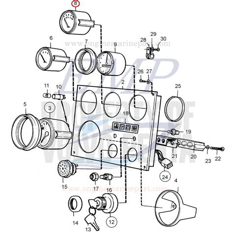 Indicatore Pressione Olio Volvo Penta 828618