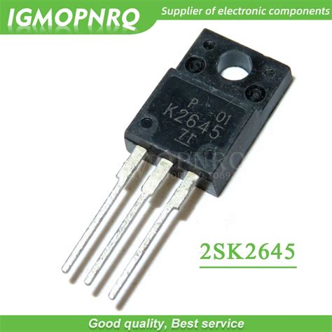 10pcs 2SK2645 K2645 TO 220F 600V 9A 1 2 MOSFET N Channel Transistor New