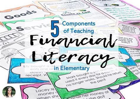 5 Components To Teaching Financial Literacy In Elementary Financial