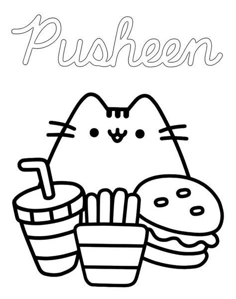 Kot Pusheen Do Kolorowania Pusheen Coloring Pages Fox Coloring Page 536