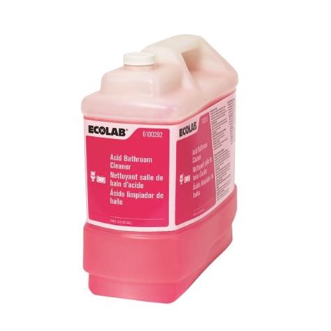 GuestSupply US | Ecolab | Ecolab® Acid Bathroom Cleaner, 2.5 Gallon, #6100292