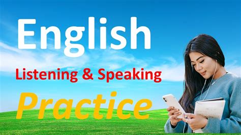 English Listening And Speaking Practice English Conversation For Daily Life Youtube