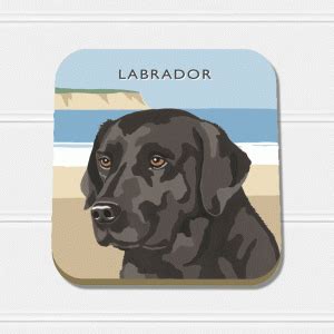 Black Labrador Coaster Pug Puffin